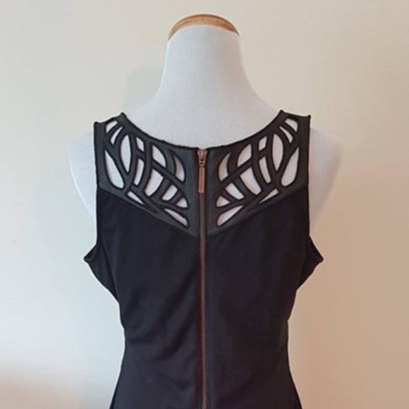 NWT Beyoncé Label - House of Deréon Cut Out Black Dress - Picture 1 of 16